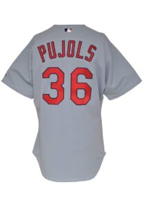 Albert Pujols’ First MLB Jersey — 2000 Arizona Fall League