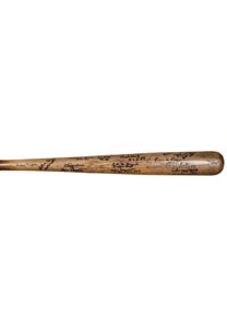 All-American Girls Professional Baseball League Bat Signed by 50+ Players