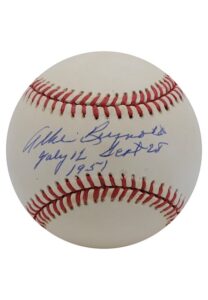 Allie Reynolds Single-Signed & Inscribed OAL Baseball