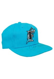 Andre Dawson Florida Marlins Game-Used & Autographed Cap