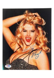 Anna Nicole Smith Autographed 8″x10″ Photo