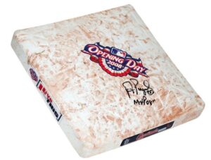 April 1, 2008 St. Louis Cardinals Game-Used Opening Day Base Autographed by Albert Pujols