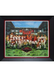 Arizona Diamondbacks 20th Anniversary All-Time Players Multi-Signed Framed Display