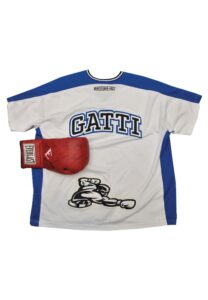 Arturo Gatti & Others Autographed Glove with 5/18/2002 Gatti vs. Ward Buddy McGirt Worn Corner Man Jacket