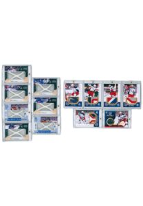 Assorted 2014 Upper Deck SP Authentic NY Rangers Game-Used Patch & Net Cards