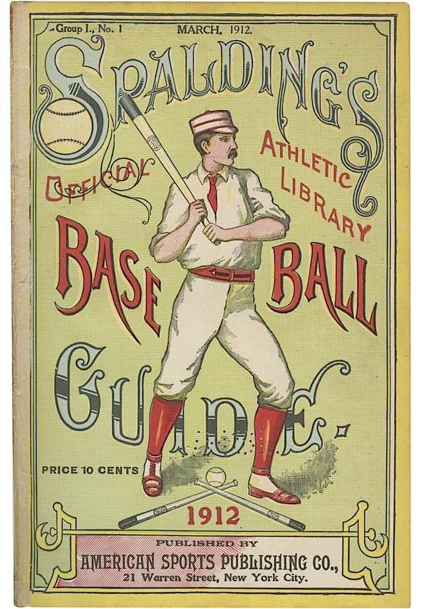 Assorted Vintage Sporting Guides Including 1901-37 Spalding Baseball Guides - Image 2