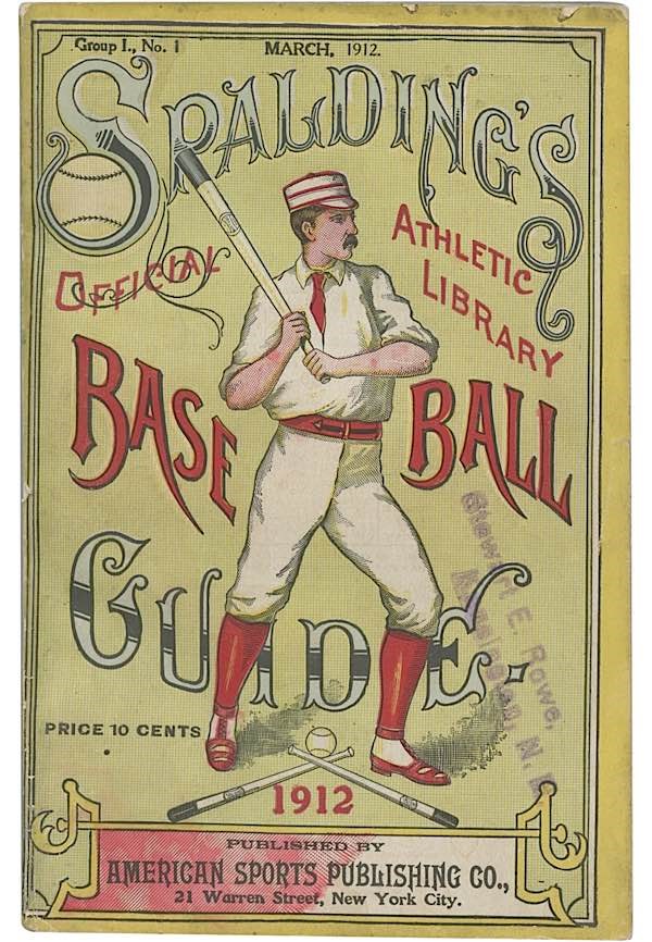 Assorted Vintage Sporting Guides Including 1901-37 Spalding Baseball Guides - Image 4