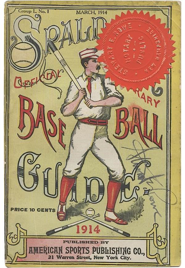 Assorted Vintage Sporting Guides Including 1901-37 Spalding Baseball Guides - Image 6