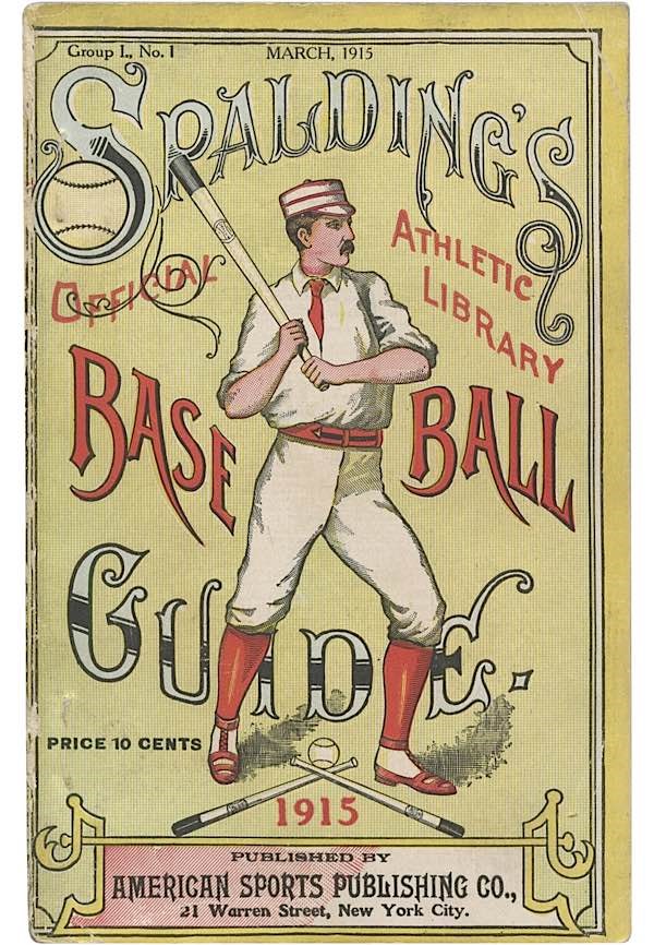 Assorted Vintage Sporting Guides Including 1901-37 Spalding Baseball Guides - Image 7