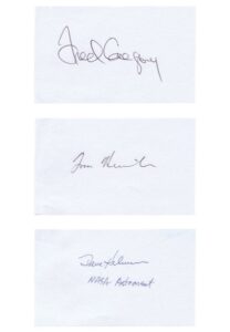 Astronauts Autographed Cuts Collection