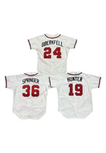 Atlanta Braves Game-Used Jerseys – Oberkfell, Springer & Hunger