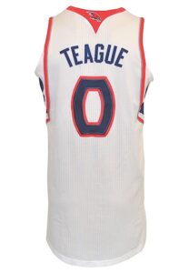 Atlanta Hawks Game-Used Jerseys — 2011-12 Jeff Teague Home & 2009-10 Al Horford Road (2)(NBA LOAs)