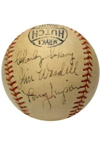 Autographed Baseballs Including Single-Signed Tony Oliva, Milt Gaston, Dick Coffman & Baseball With Charley Schanz, Jim Wasdell & Tony Lupien