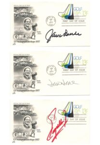 Autographed Cuts & First Day Covers Golf Collection