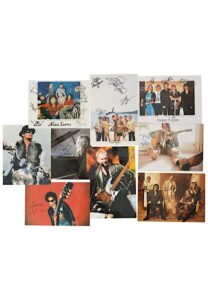 Autographed Full Color Photos Featuring The Beach Boys, Aerosmith, Lenny Kravitz & More