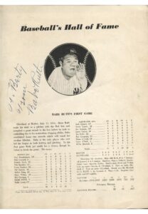 Babe Ruth Autographed “Buy War Bonds” Magazine