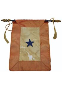 Babe Ruth Autographed United States World War II Service Flag Carried By American Soldier