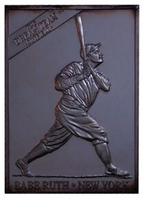 Babe Ruth “Dream Team Outfield” Limited Edition Porcelain Card Set with Silver Card