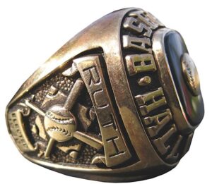 Babe Ruth Hall of Fame Salesman’s Sample Ring