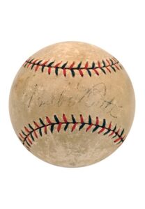 Babe Ruth & Lou Gehrig Autographed Baseball