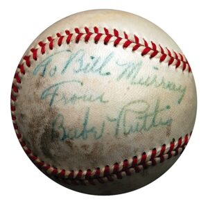 Babe Ruth Single-Signed Baseball