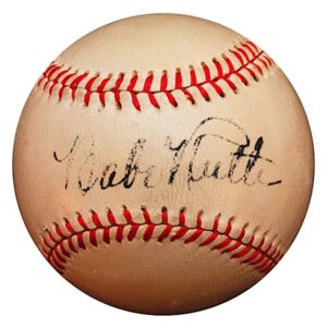 Babe Ruth Single-Signed Baseball