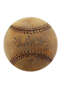 Babe Ruth Single-Signed Baseball