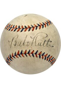 Babe Ruth Single-Signed Baseball