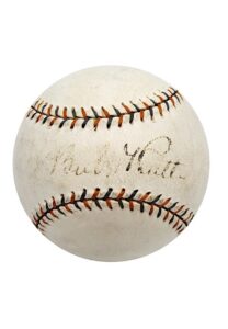 Babe Ruth Single-Signed Home Run Special Baseball & Spalding Original Box