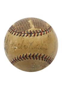 Babe Ruth Single-Signed OAL Baseball