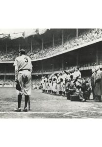 Babe Ruth “The Babe Bows Out” Original Wire Photo