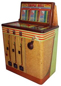 Bally Triple Bell Deluxe Console Slot Machine