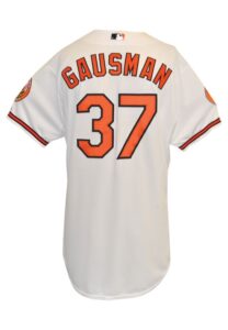 Baltimore Orioles Game-Used Home Jerseys — 4/10/2015 Zach Britton Home Opener & 6/2/2013 Kevin Gausman