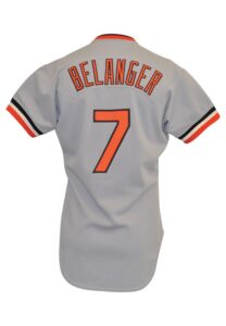 Baltimore Orioles Game-Used Jerseys — 1981 Mark Belanger, 1981 Rick Dempsey Twice Autographed & 1980 Mike Flanagan Alternate Home