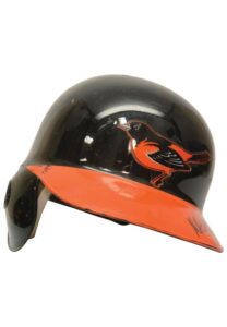 Baltimore Orioles Team-Issued Batting Helmets — J.J. Hardy, Matt Wieters Autographed & Adam Jones