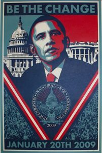 Barack Obama Limited Edition Inauguration Poster Signed Artist Shepard Fairey