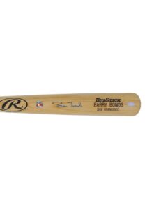 Barry Bonds Autographed Bat