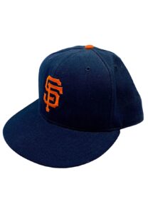 Barry Bonds SF Giants Game-Used Cap