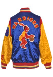 Beautiful 1950s Tom Gola Philadelphia Warriors Satin Warm-Up Suit