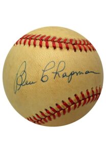 Ben Chapman Single-Signed OAL Baseball