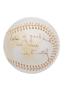 Bill Dickey Single-Signed Baseball