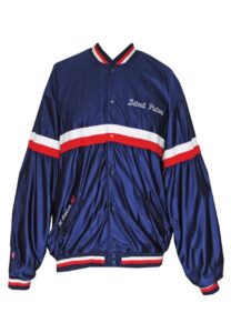 Bill Laimbeer Detroit Pistons Worn Warm-Up Suit