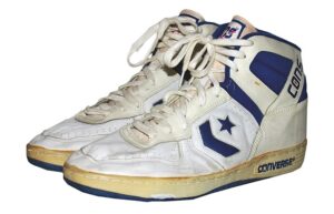 Bill Lambeer Detroit Pistons Game-Used & Autographed Sneakers