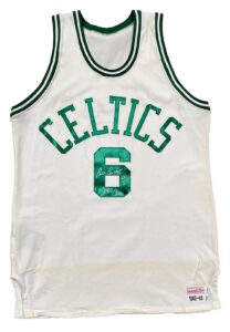 Bill Russell Boston Celtics Signed LE Mitchell & Ness Jersey