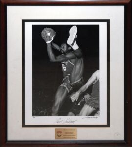 Bill Russell Signed and Framed Oversized Limited Edition George Kalinsky Photo