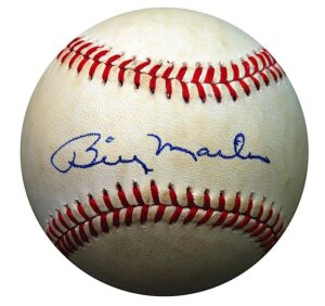 Billy Martin Single-Signed Baseball