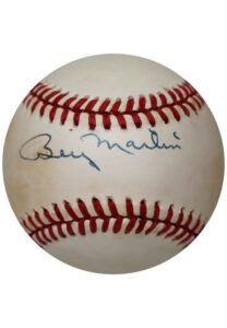 Billy Martin Single-Signed OAL Baseball