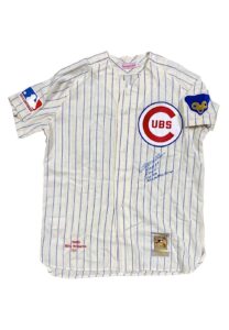 Billy Williams Chicago Cubs Autographed & Inscribed Mitchell & Ness LE Jersey