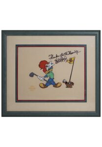 Bob Hope Autographed & Inscribed Framed Display Piece