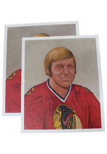 Bobby Hull Signed Original Jim Bliss Art